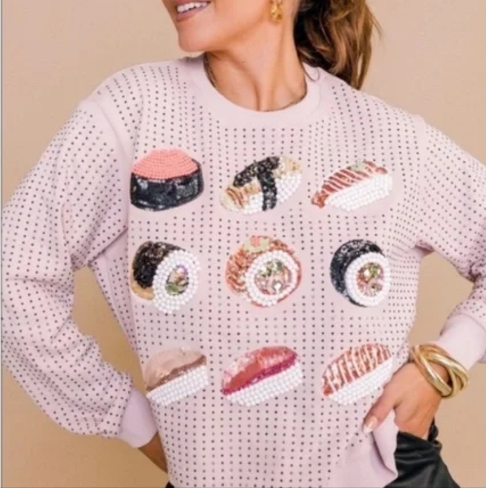 Queen of Sparkles Sushi Sweatshirt